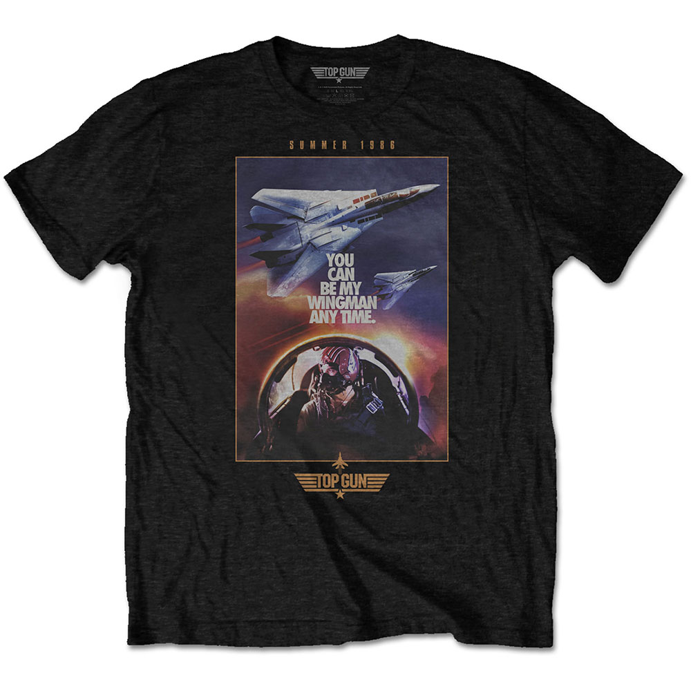 Top Gun Unisex T-Shirt: Wingman Poster (XX-Large)
