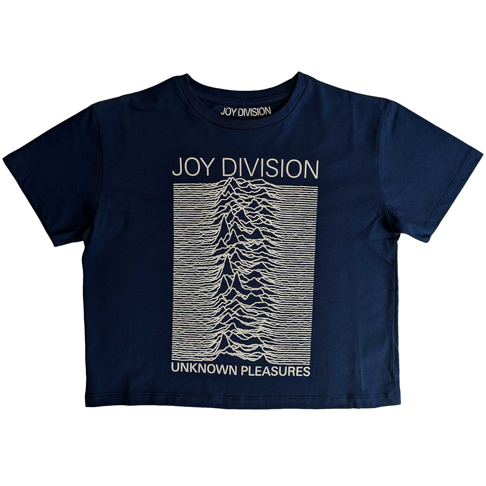 Joy Division Ladies Crop Top: Unknown Pleasures (Large)