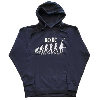 AC/DC Unisex Pullover Hoodie: Evolution of Rock (Small)