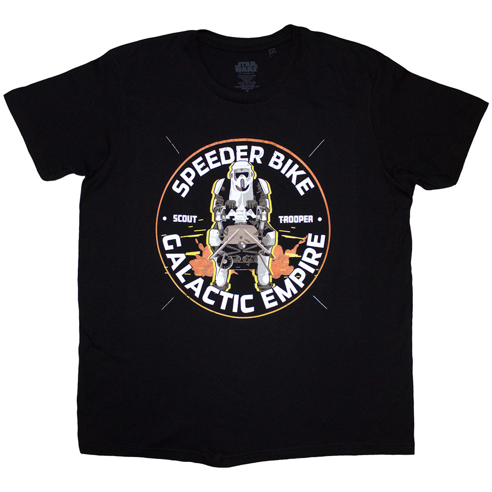 Star Wars Unisex T-Shirt: Speeder Bike Galactic Empire (X-Large)