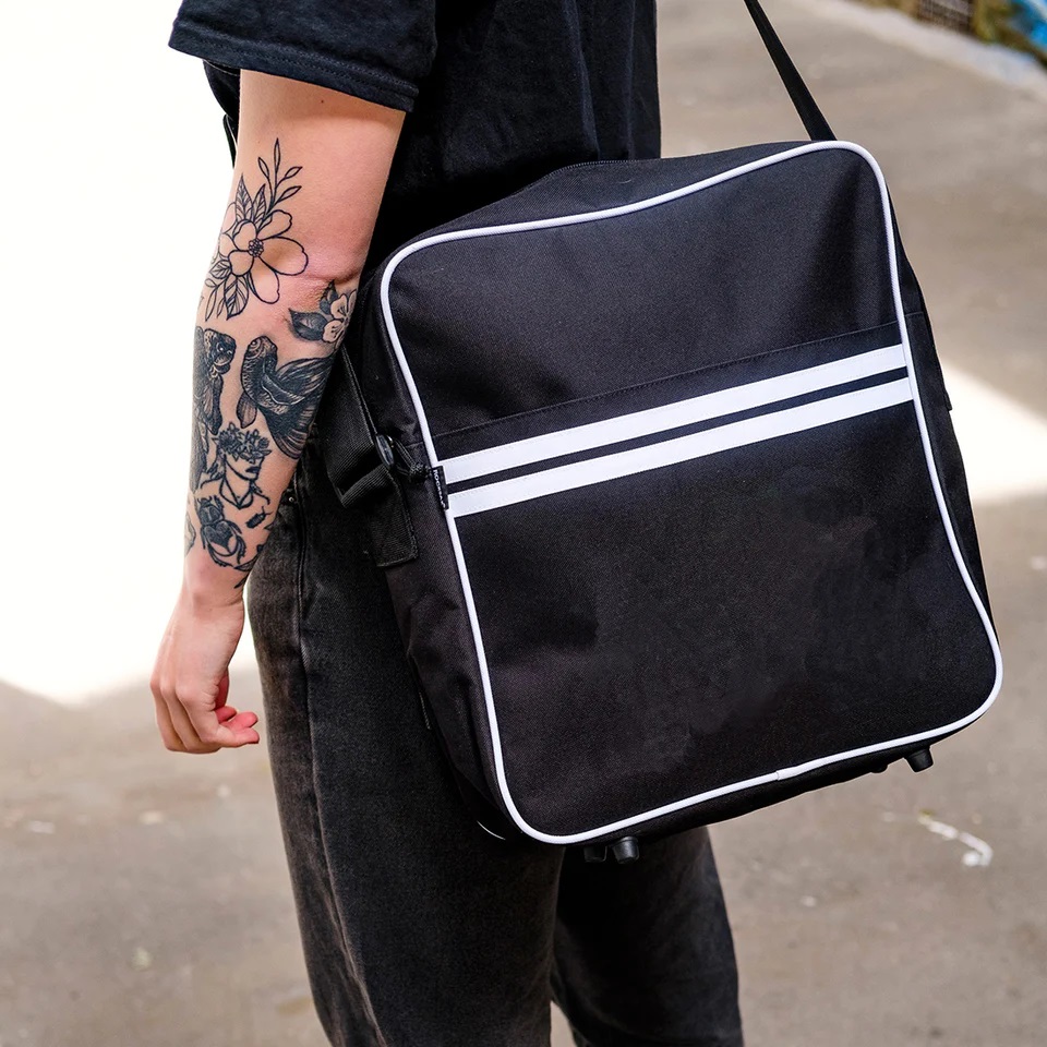 Axelväska: Death Row Records Logo  (Zip Top Record Bag) - 2