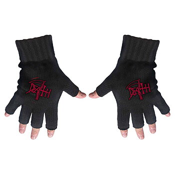 Death Unisex Fingerless Gloves: Logo