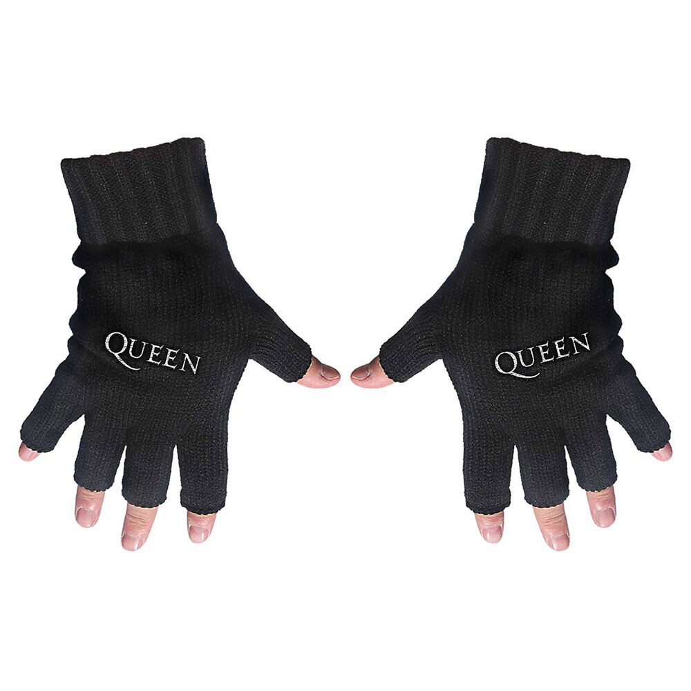 Queen Unisex Fingerless Gloves: Logo