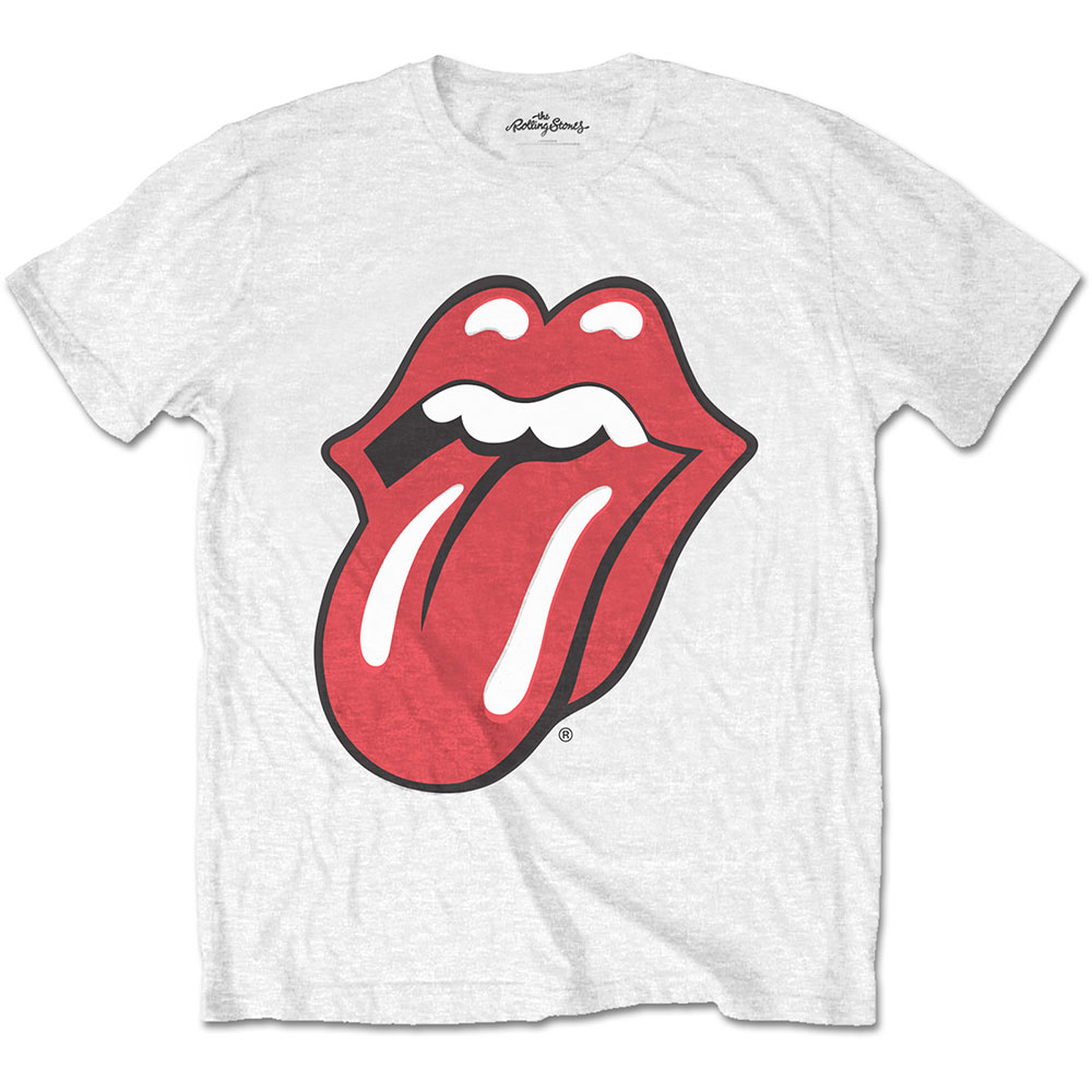 The Rolling Stones Unisex T-Shirt: Classic Tongue (Soft Hand Inks) (Small) - 2