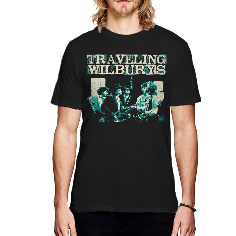 The Traveling Wilburys Unisex T-Shirt: Performing (Small)