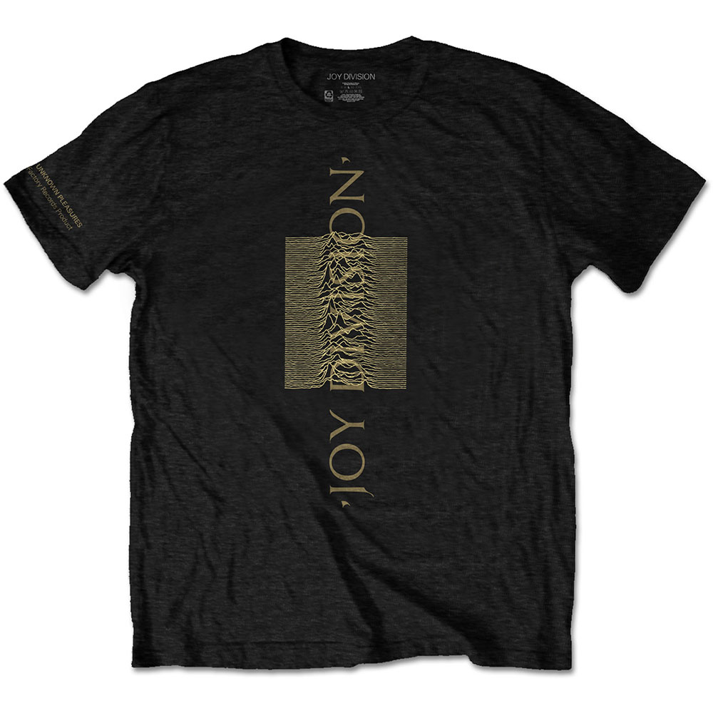 Joy Division Unisex Eco-T-Shirt: Blended Pulse (Sleeve Print) (Small)