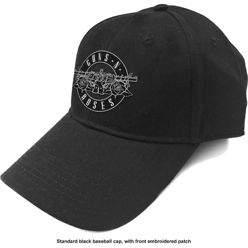 Guns N' Roses Unisex Baseball Cap: White Circle Logo