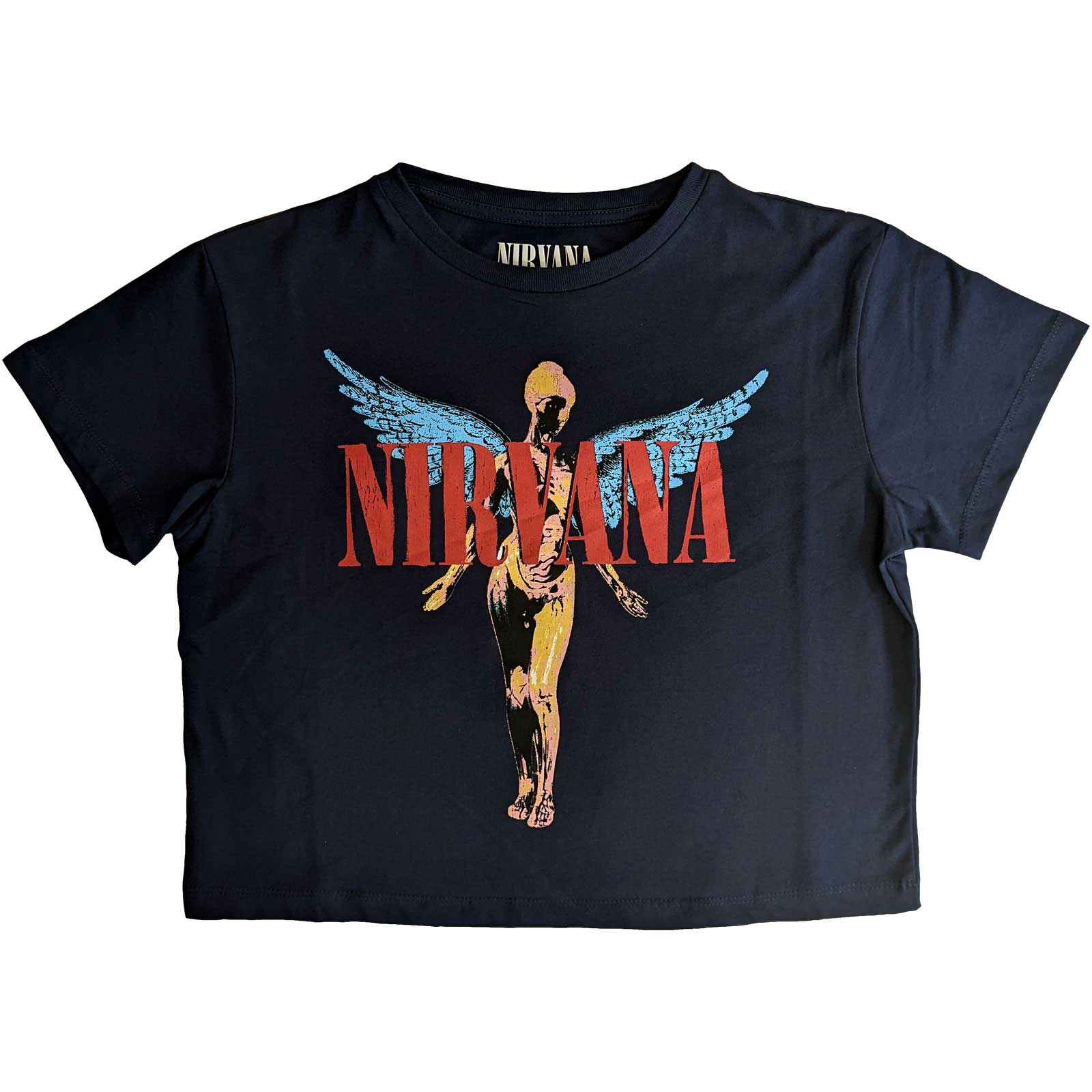 Nirvana Ladies Crop Top: Angelic (Small)