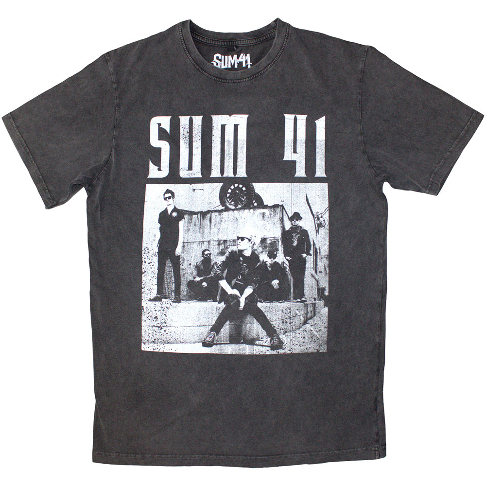 Sum 41 Unisex Stone Wash T-Shirt: Box Photo (Medium)