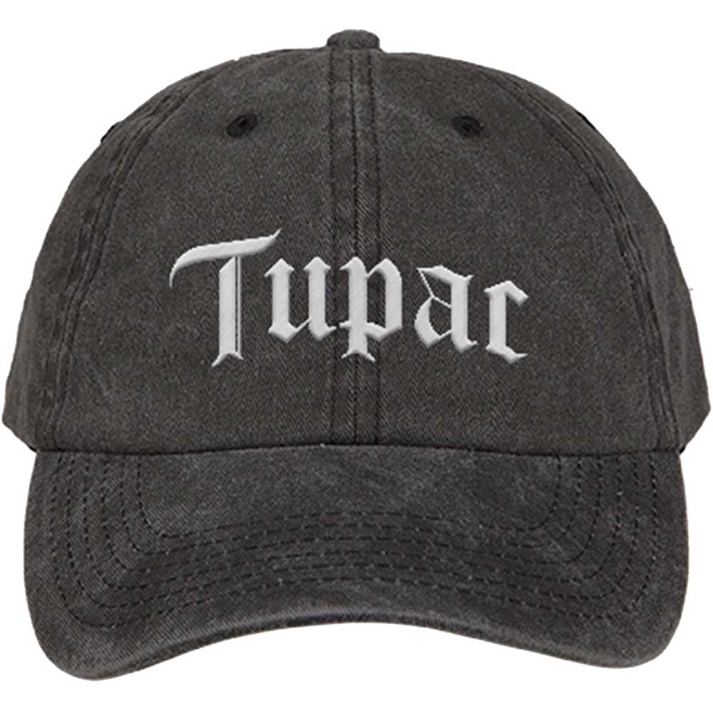 Tupac Unisex Baseball Cap: Gothic Logo