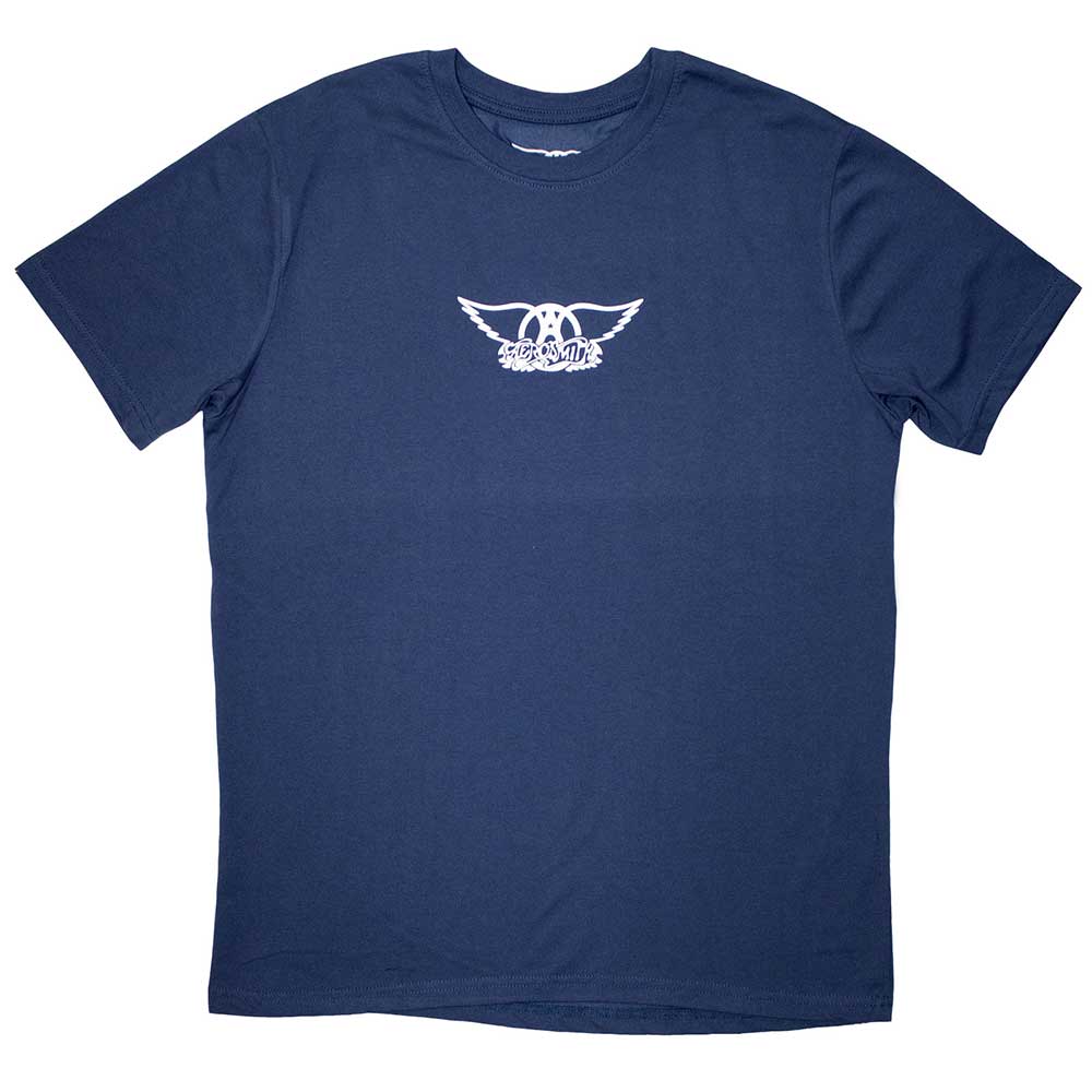 Aerosmith Unisex T-Shirt: Mini Wings Logo (Medium)
