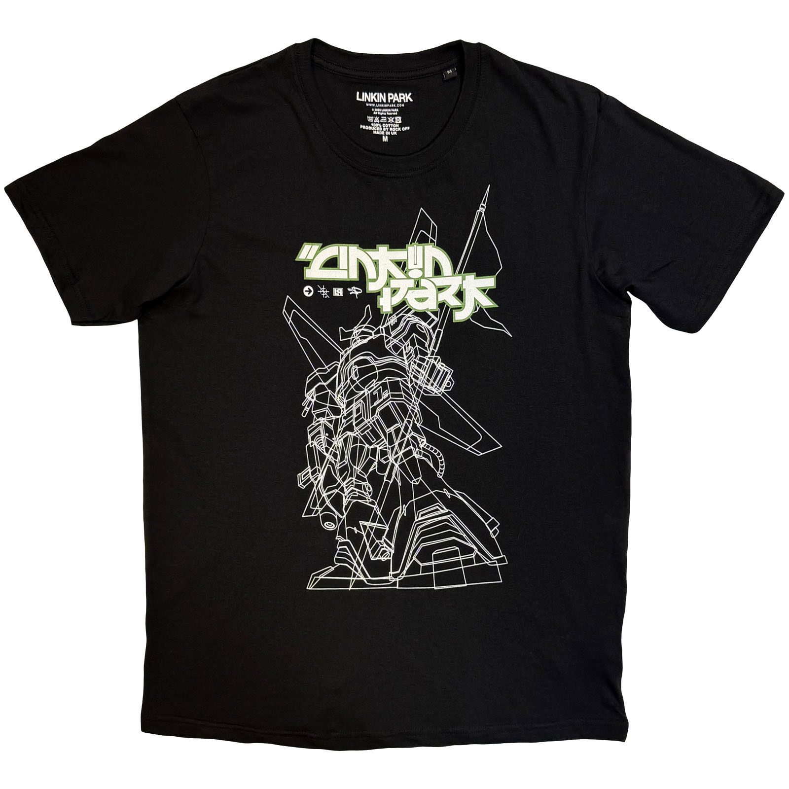 Linkin Park Unisex T-shirt: Reanimation Mega Bot (Sort)