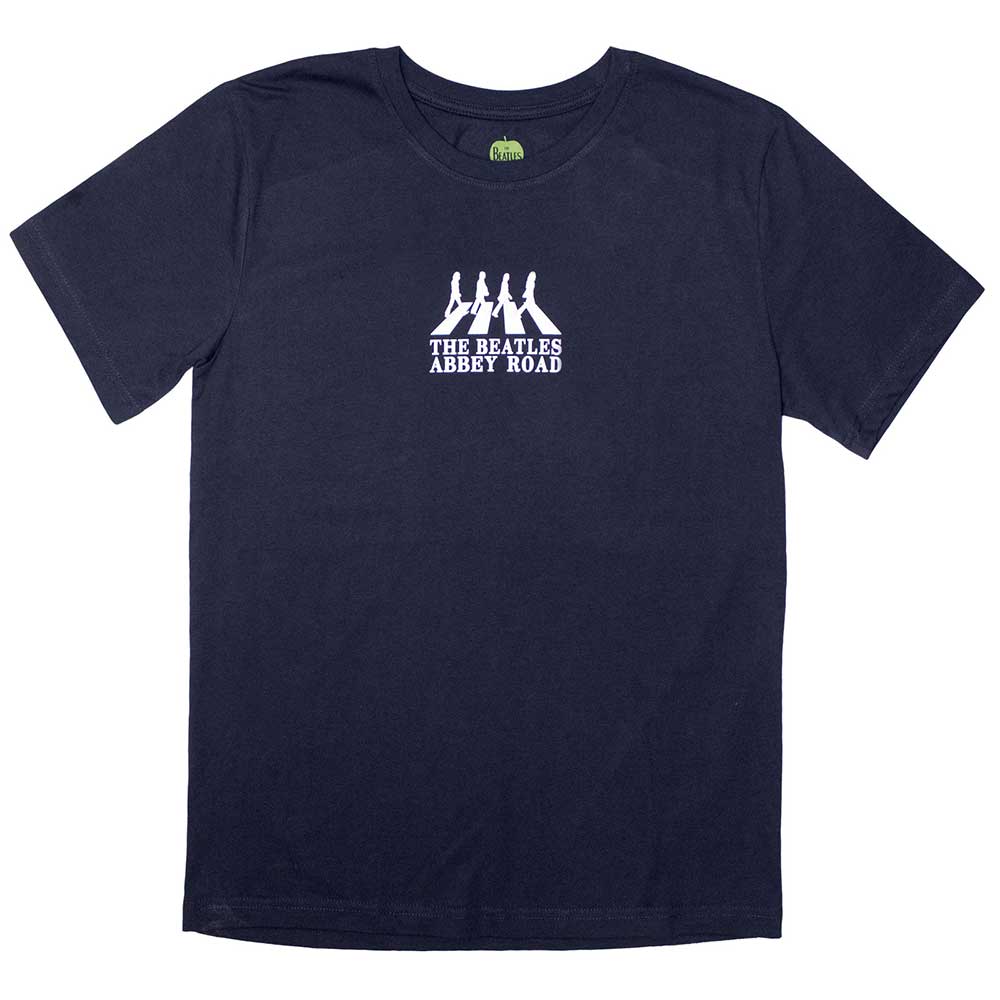 The Beatles Unisex T-Shirt: Mini Abbey Road Crossing Silhouette (Large)