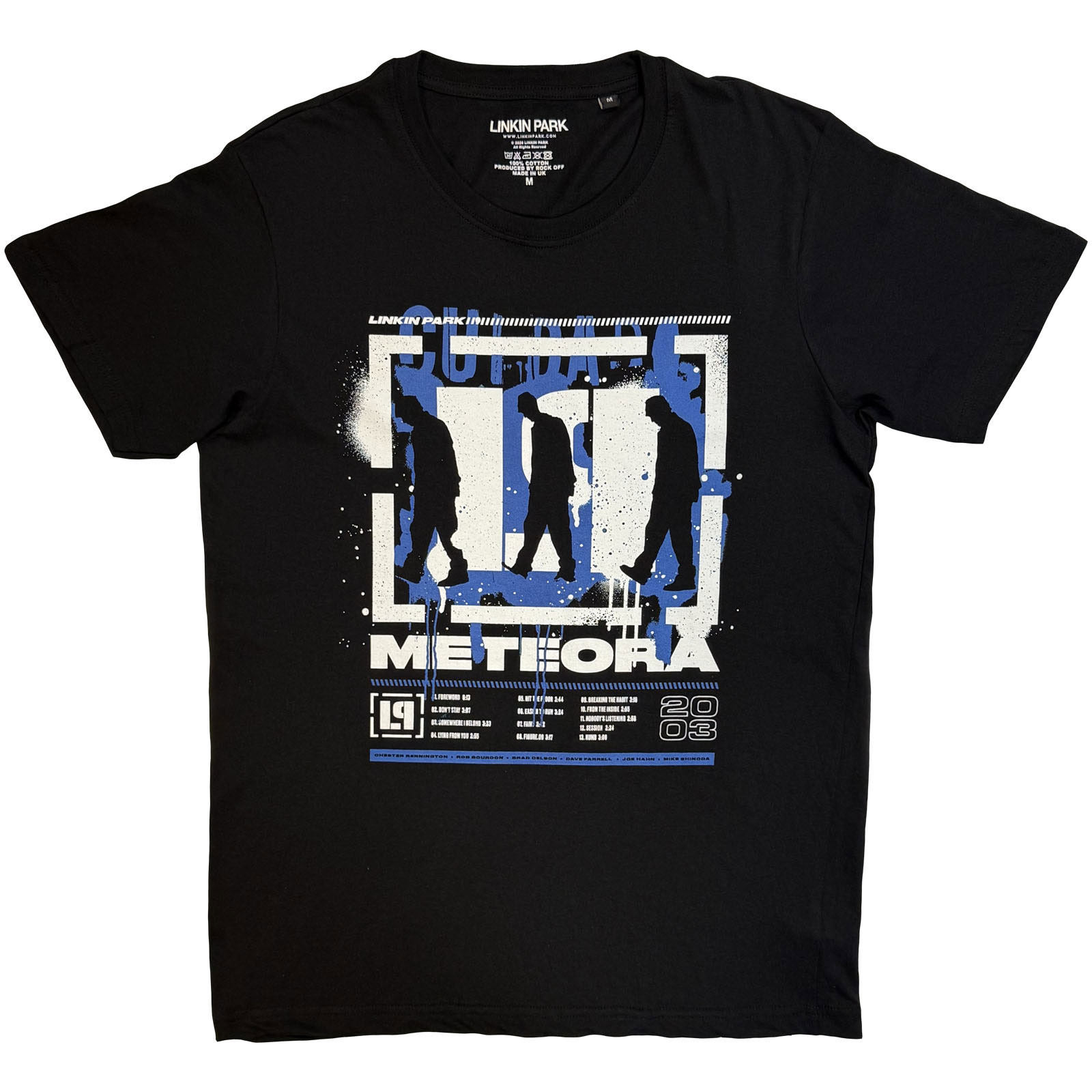 Linkin Parkin Unisex-T-paita: Meteora Tour (Musta)