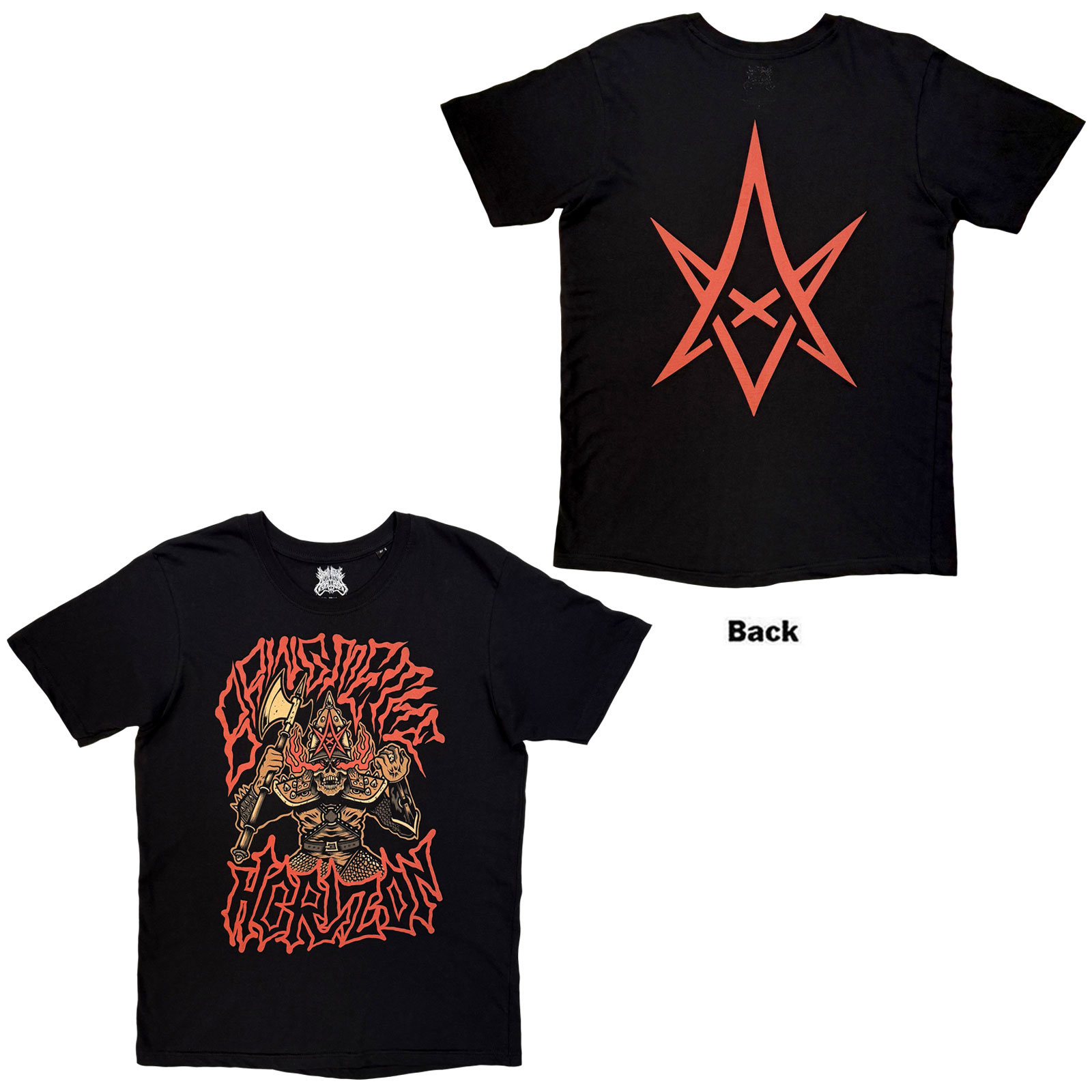 Bring Me The Horizon Unisex -paita: Warrior (Musta) (Takapaino)