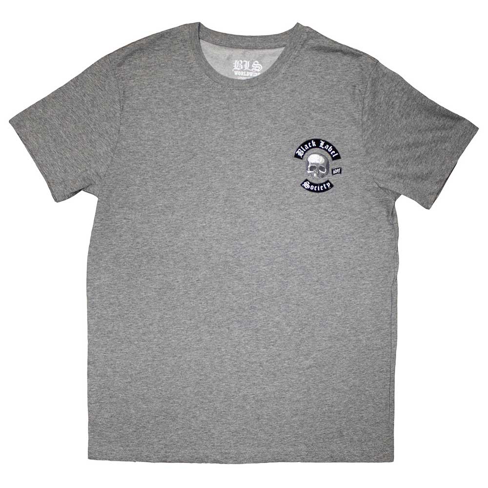 Black Label Society Unisex T-Shirt: Mini Skull Logo (Large)