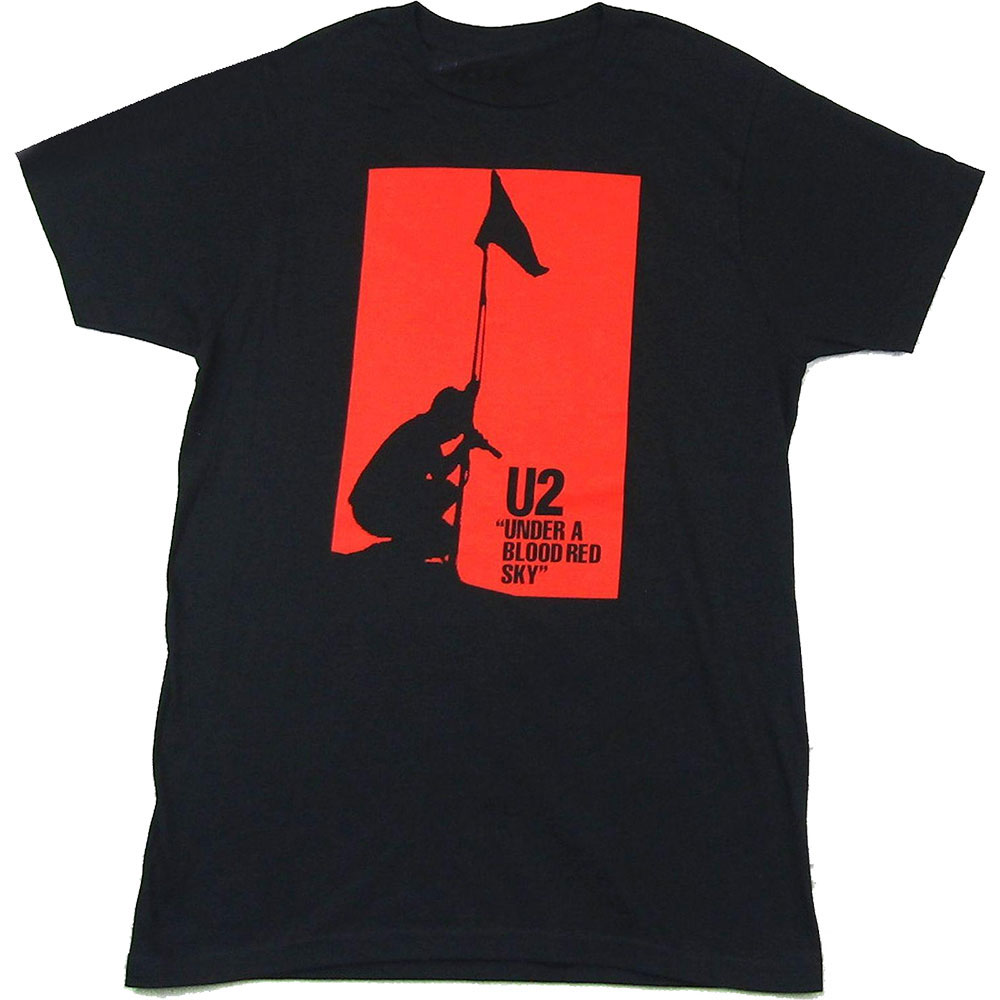 U2 Unisex T-Shirt: Blood Red Sky (Medium)