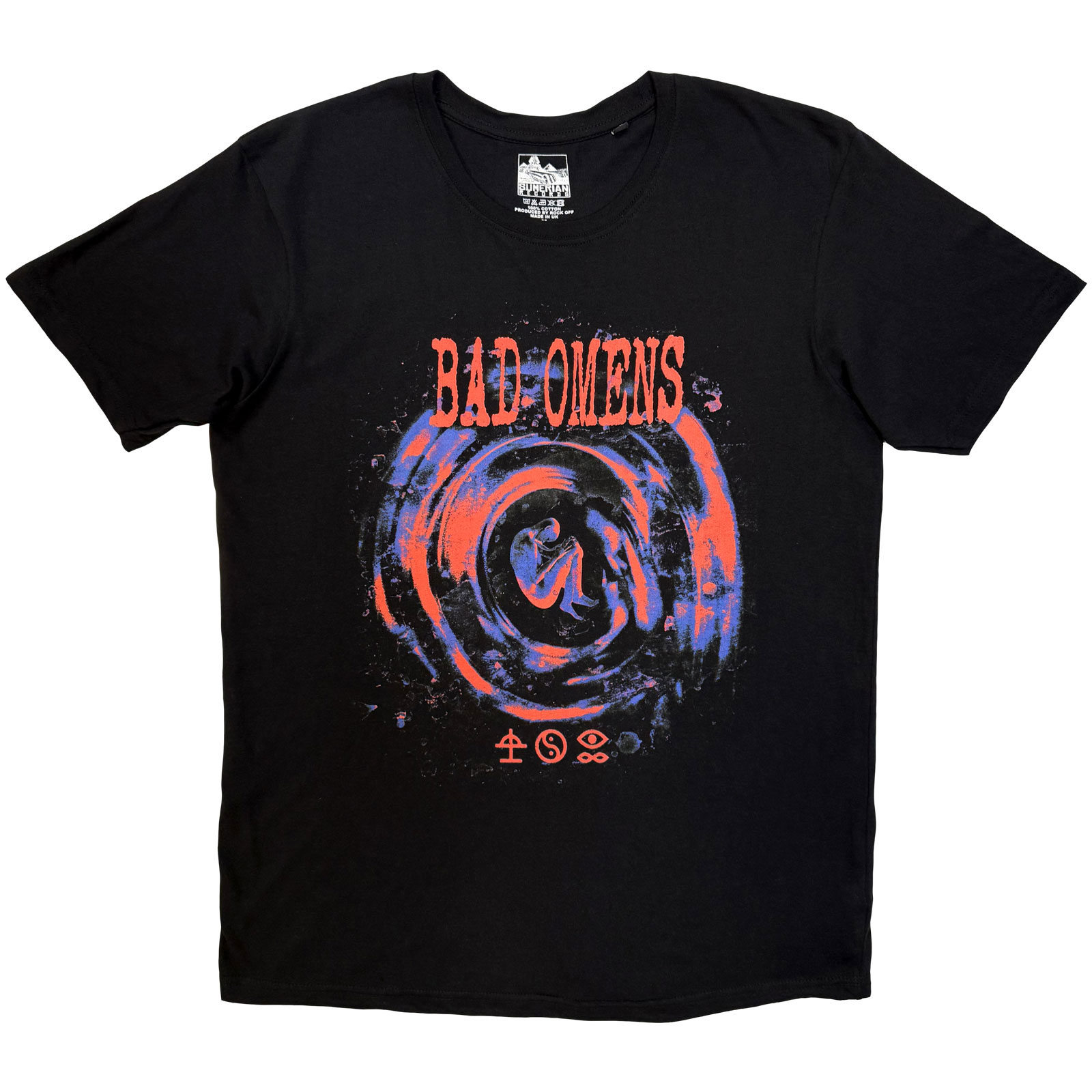 Bad Omens Unisex T-skjorte: The Drain (Svart)