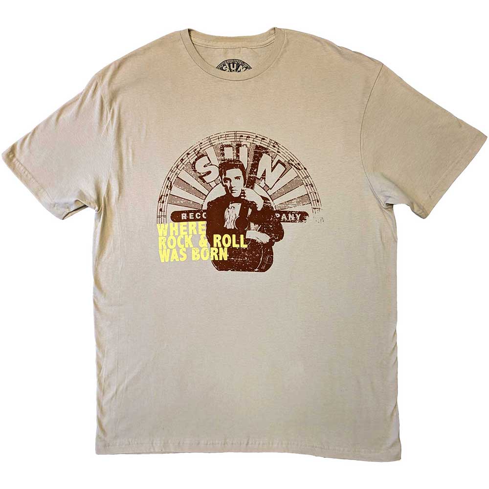 Sun Records Unisex T-Shirt: Elvis Where R&R Was Born (XX-Large)