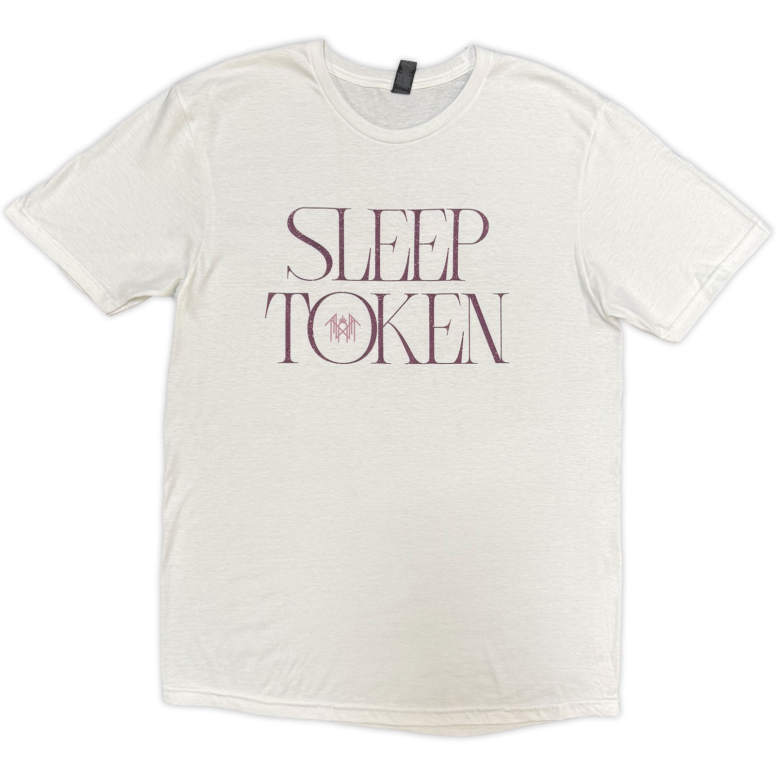Sleep Token Unisex T-shirt: Flamingo Circle (Vit) (Ryggtryck) - 2