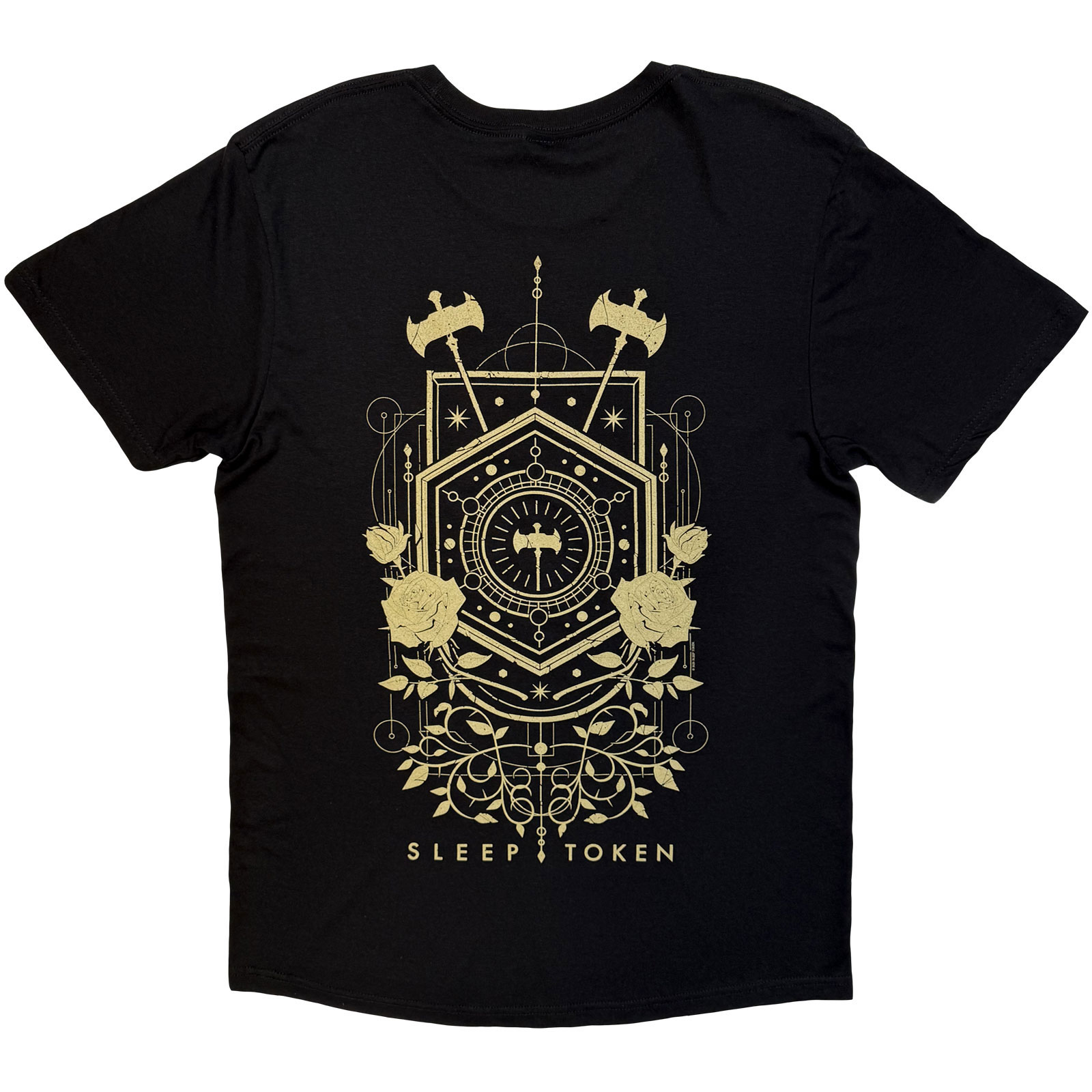 Sleep Token Unisex T-shirt: Emergence House Veridian (Svart) (Ryggtryck) - 3
