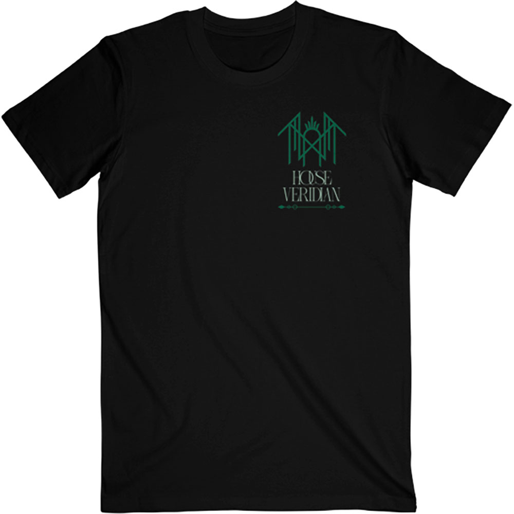 Sleep Token Unisex T-shirt: The House Must Endure (Sort) (Bagsidetryk) - 2