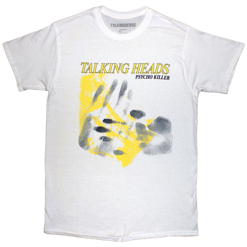 Talking Heads Unisex T-Shirt: Psycho Killer Hands (Medium)