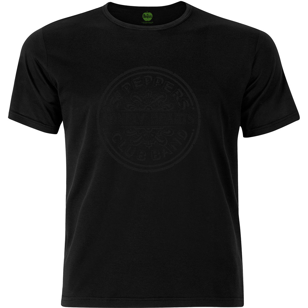 The Beatles Unisex Fashion Tee: Sgt Pepper Drum with Foiled Application (Large) - 2