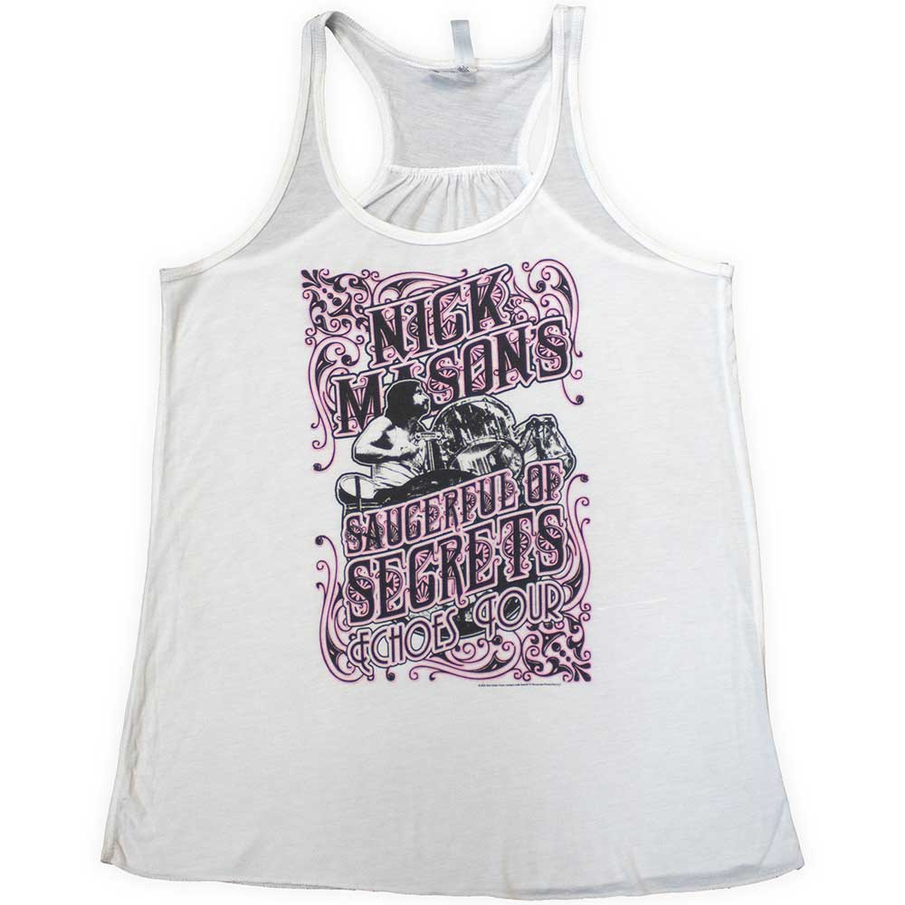 Nick Mason's Saucerful of Secrets Unisex Vest T-Shirt: Echoes Tour (Ex-Tour) (Large)