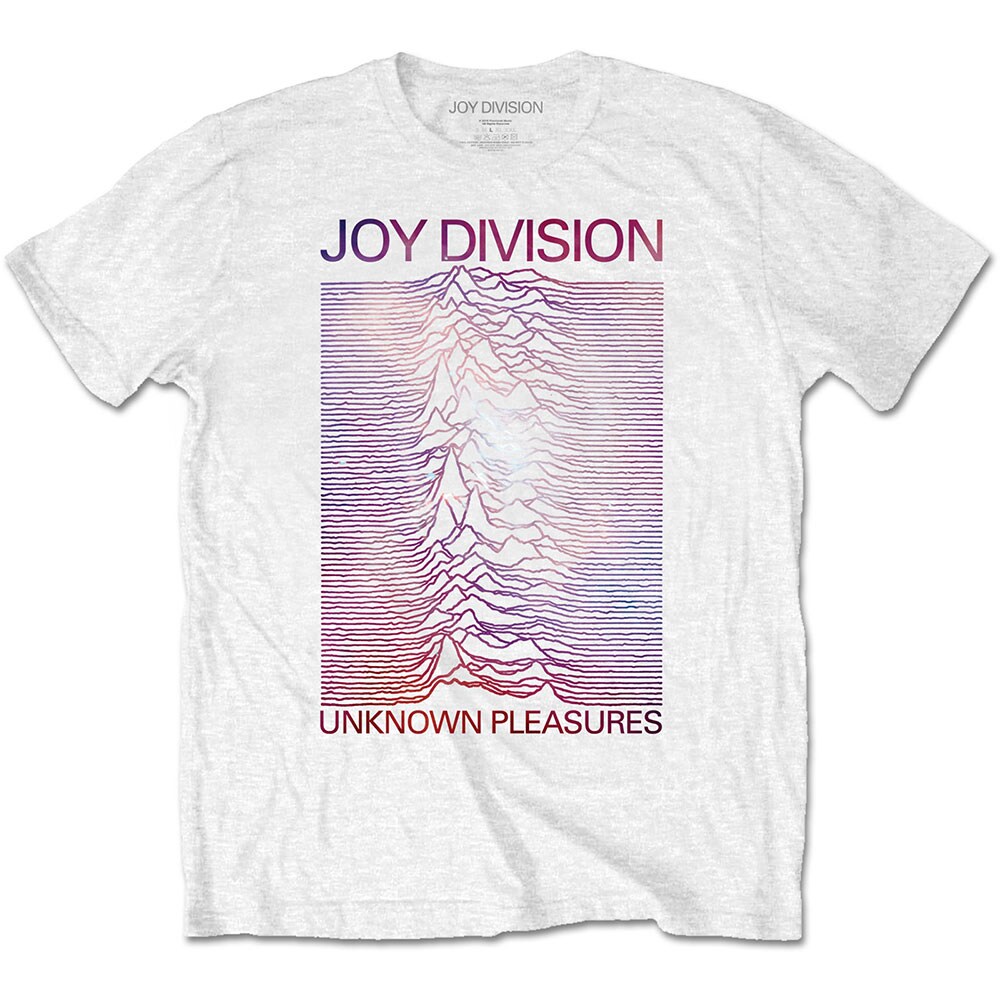 Joy Division Unisex T-Shirt: Space - Unknown Pleasures Gradient (X-Large)