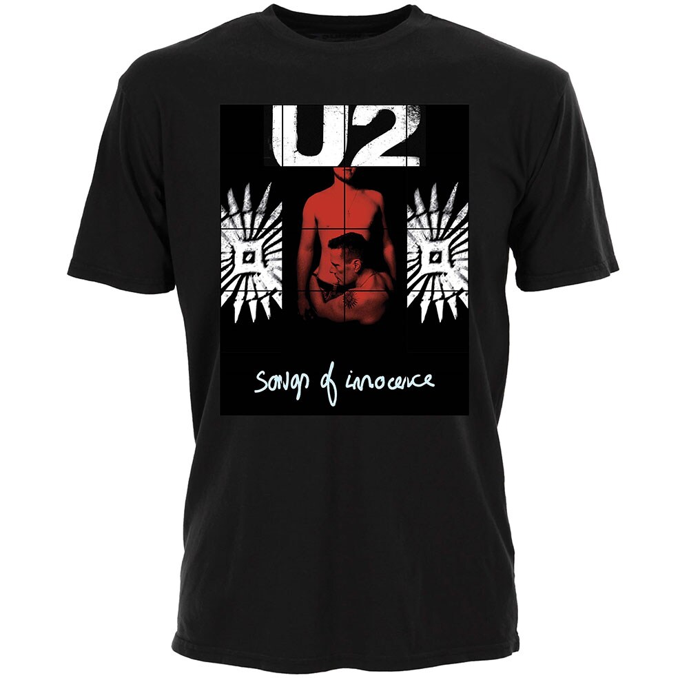 U2 Unisex T-Shirt: Songs of Innocence Red Shade (X-Large)