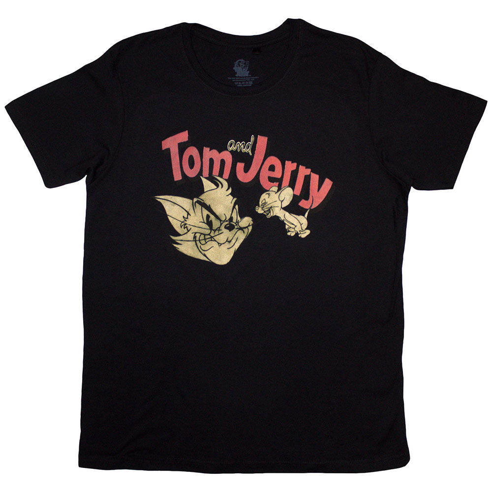 Tom & Jerry Unisex T-Shirt: Retro  (Small)