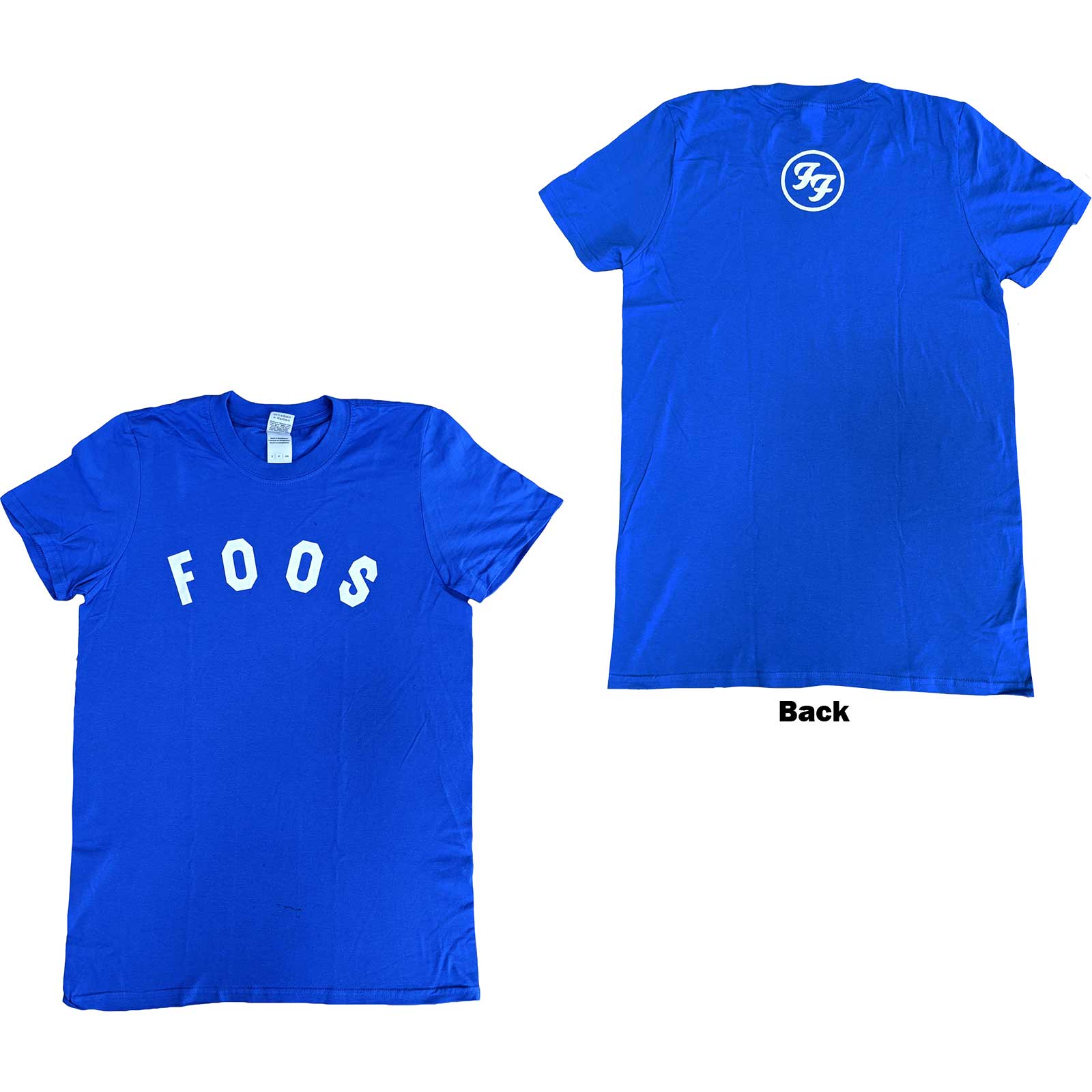 Foo Fighters Unisex T-Shirt: Foos Logo (Back Print) (Ex-Tour) (Small)