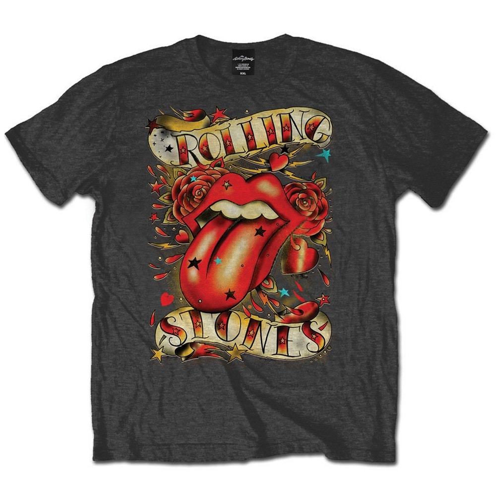 The Rolling Stones Unisex T-Shirt: Tongues & Stars (Medium) - 2