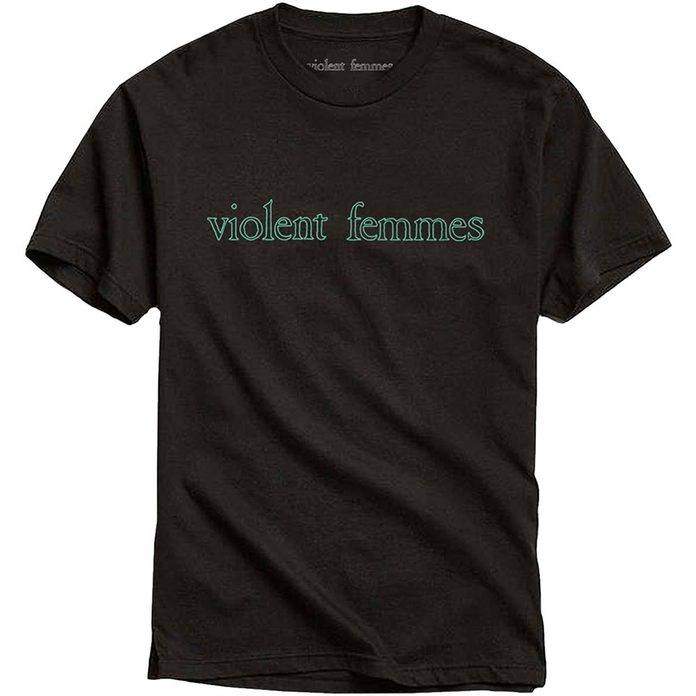 Violent Femmes Unisex T-Shirt: Green Vintage Logo (Small)
