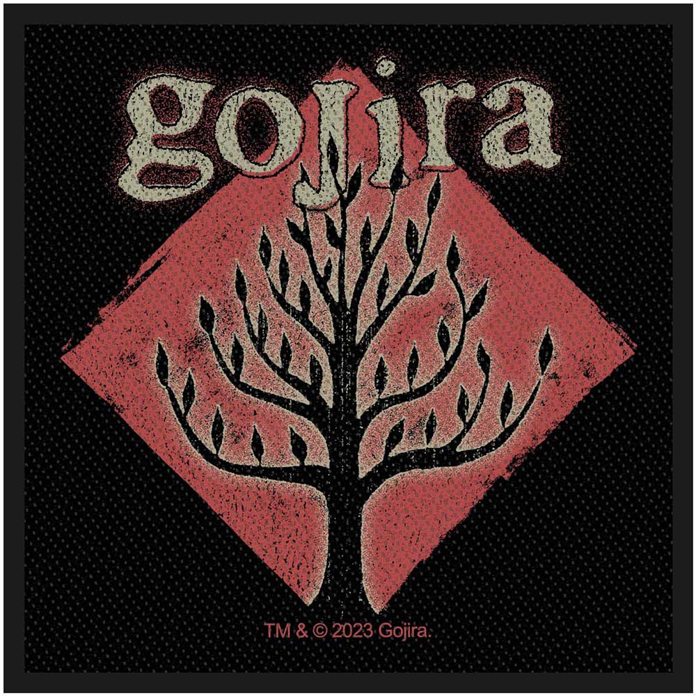Gojira Standard Woven Patch: Tree Of Life
