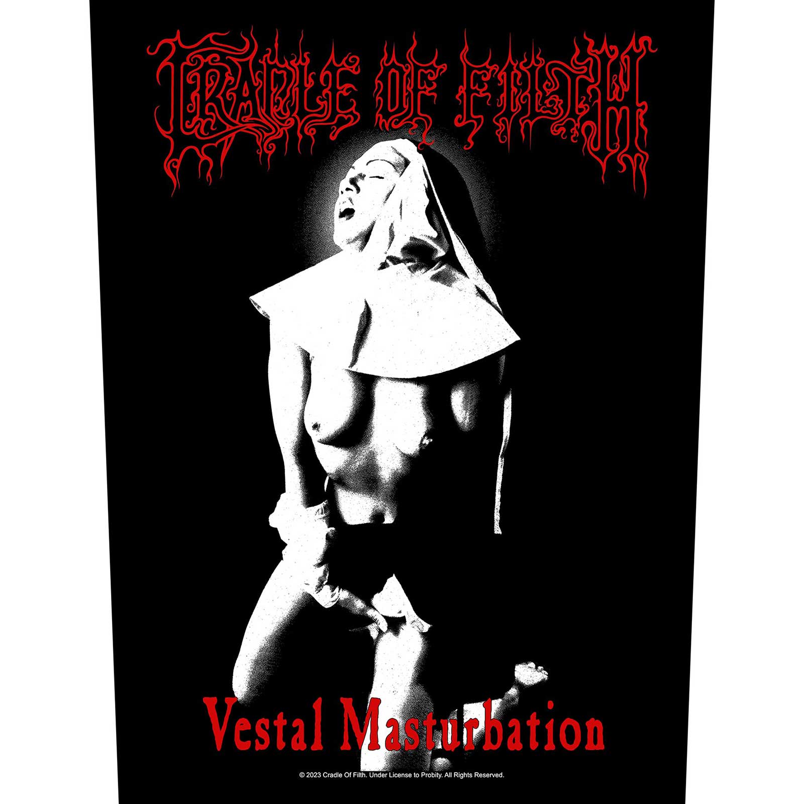 Cradle Of Filth  Back Patch: Vestal Masturbation