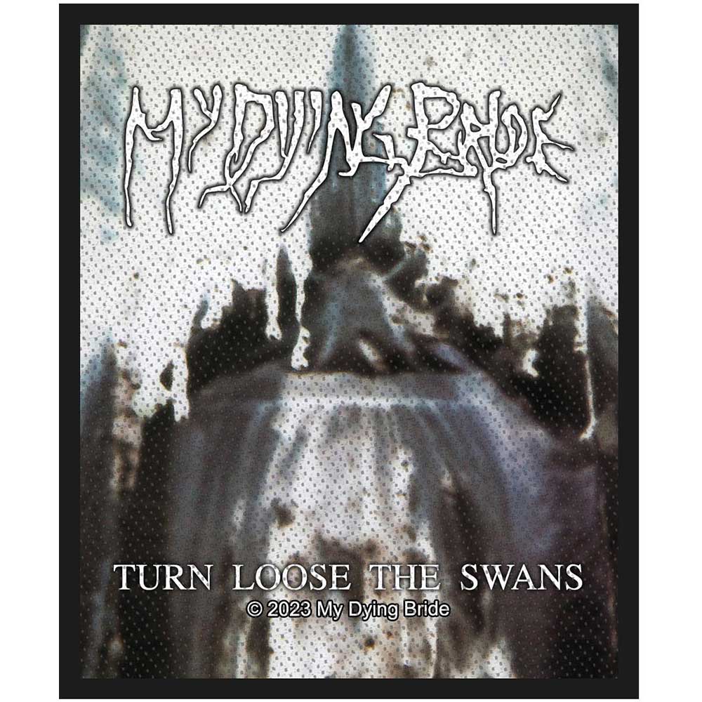 My Dying Bride  Standard Woven Patch: Turn Loose The Swans