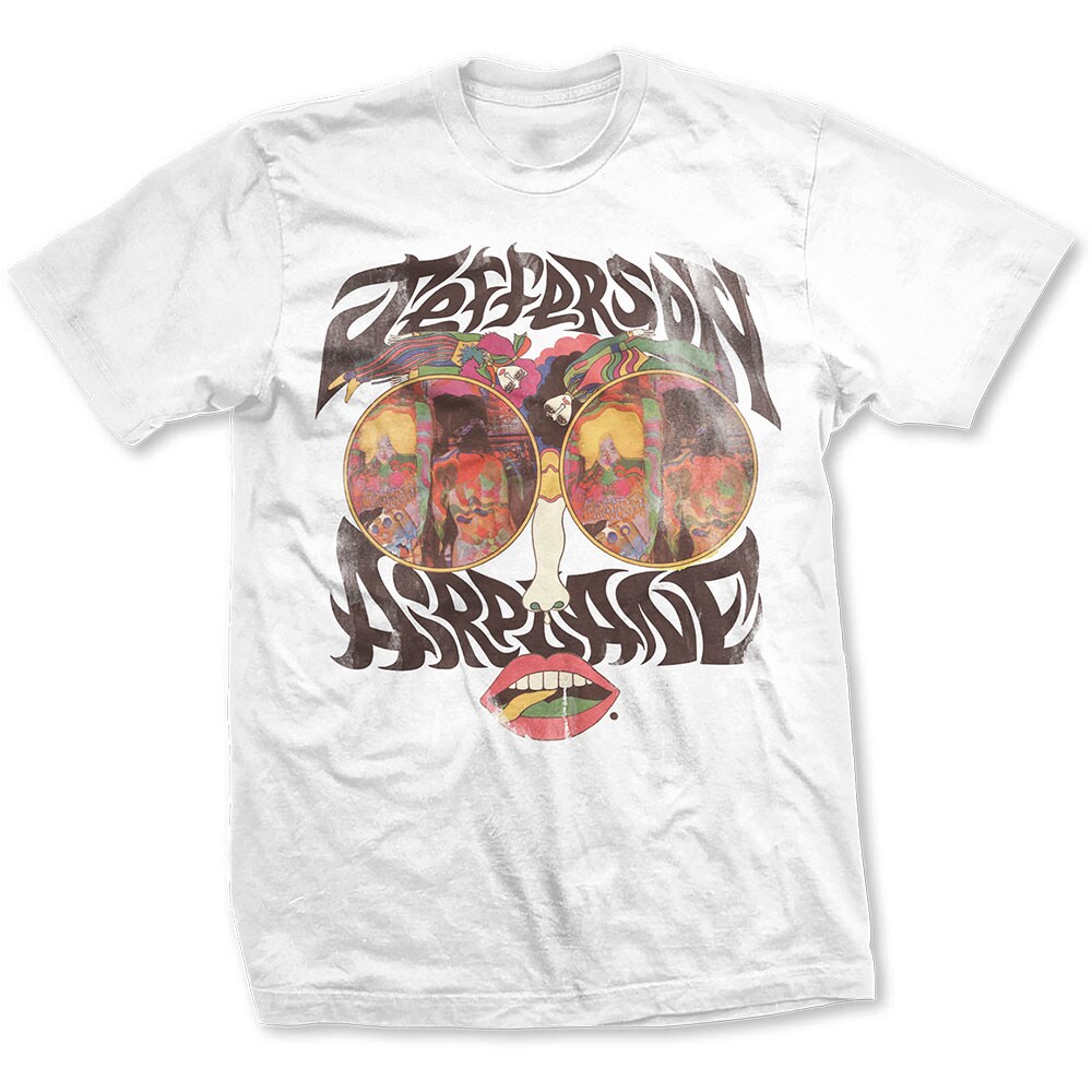 Jefferson Airplane Unisex T-Shirt: Lips (Large)