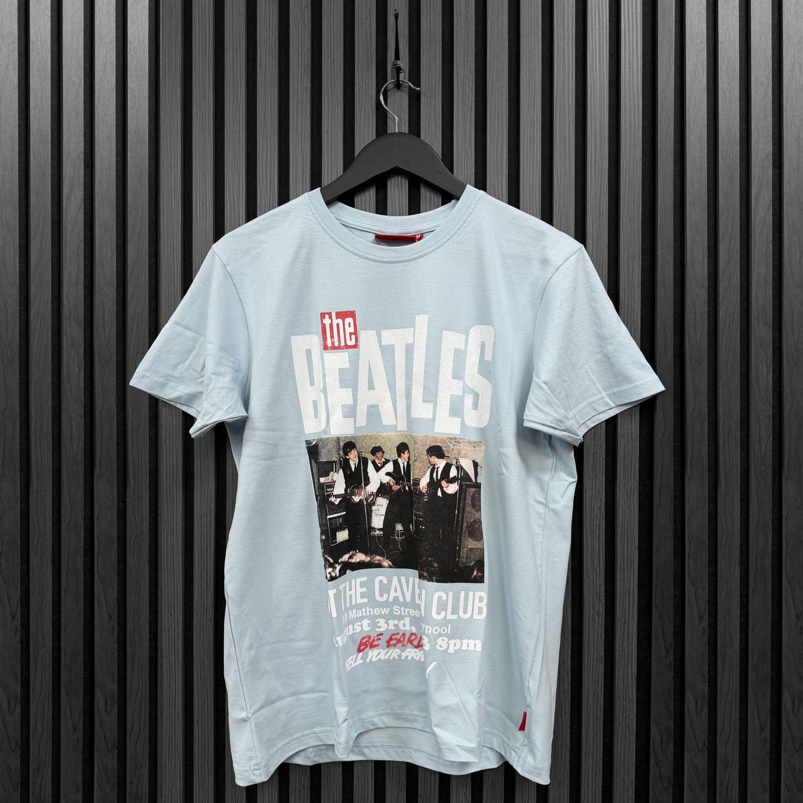 The Beatles Unisex Premium T-Shirt: Cavern (Ljusblå) (Ryggtryck) - 3