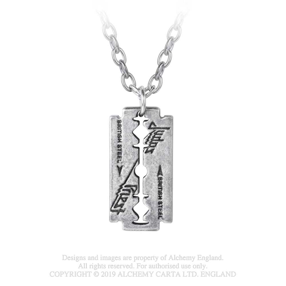  Halskæde: Judas Priest - Razorblade Pendant