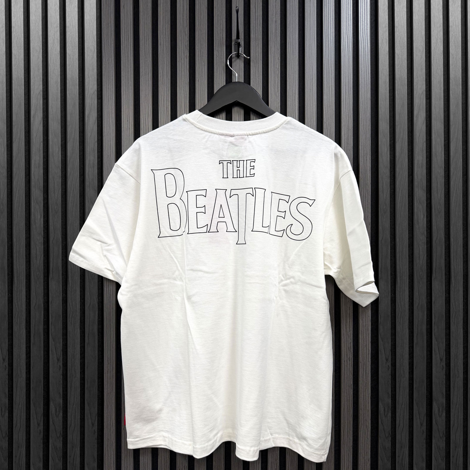 The Beatles Unisex Premium T-shirt: Four Portrait Wash (vit) - 4