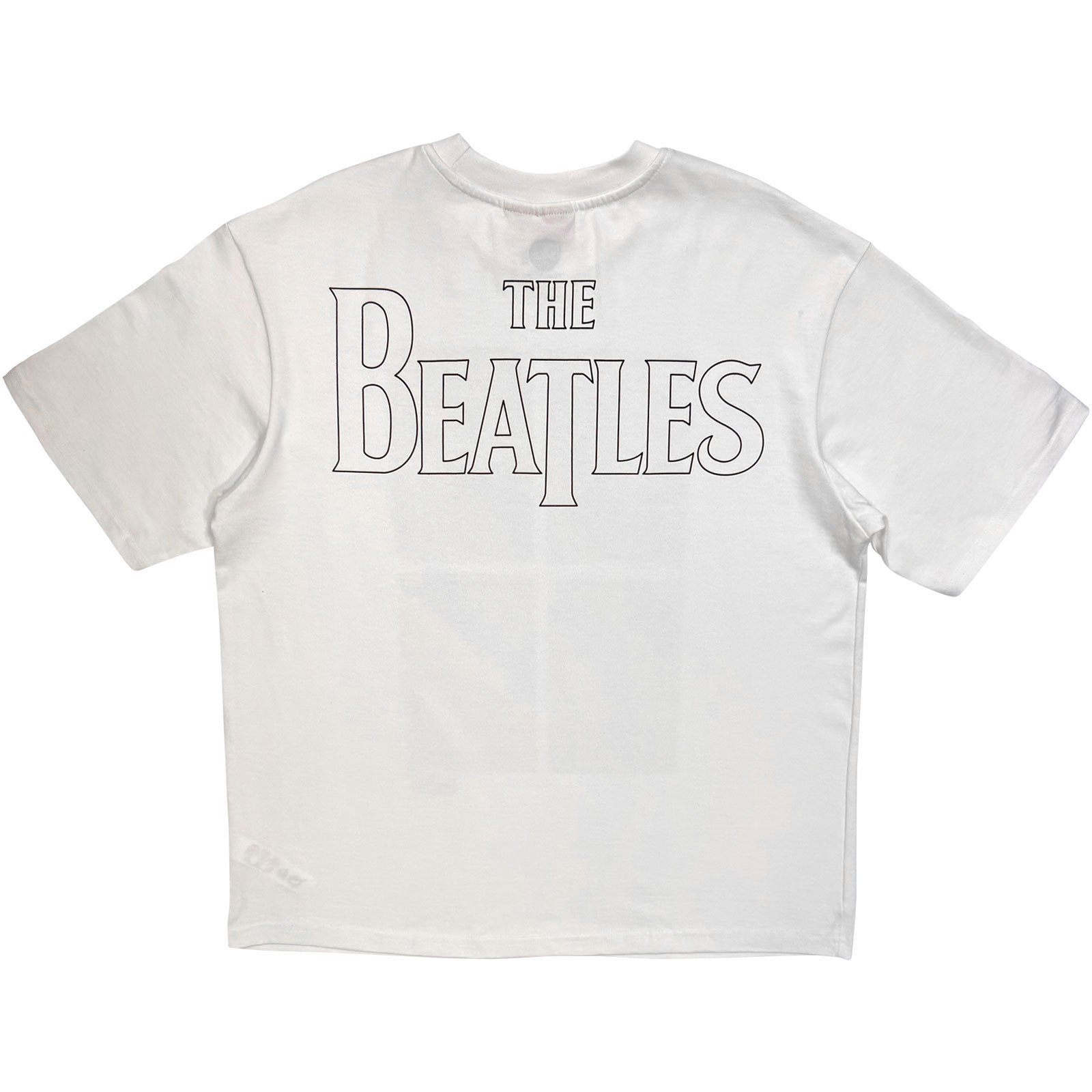 The Beatles Unisex Premium T-shirt: Four Portrait Wash (vit) - 6