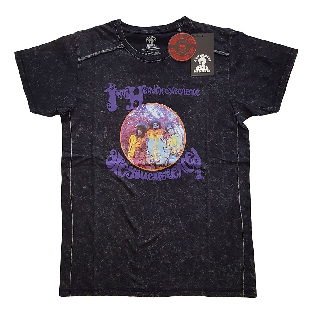 Jimi Hendrix Unisex Snow Wash T-Shirt: Experienced (XX-Large)
