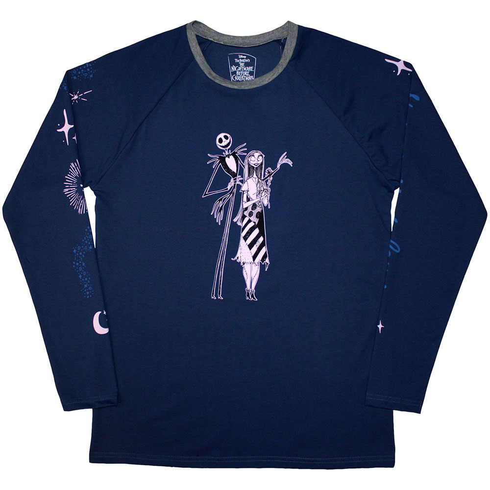 The Nightmare Before Christmas Unisex Long Sleeve T-Shirt: Celestial (Embellished) (Medium)