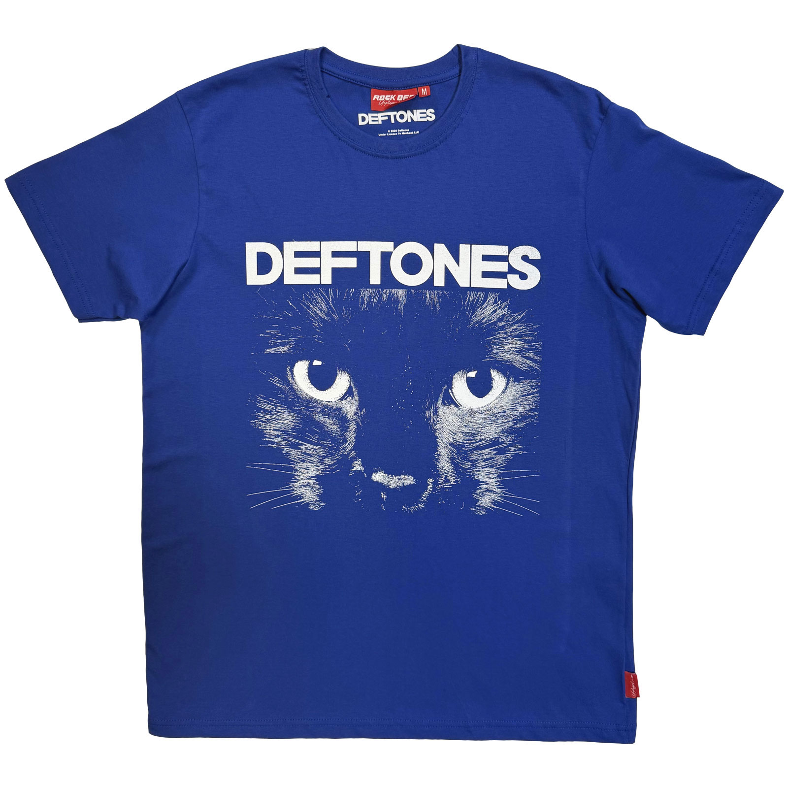 Deftones Unisex Premium T-shirt: Sphynx (Blå) (Ryggtryck) - 5