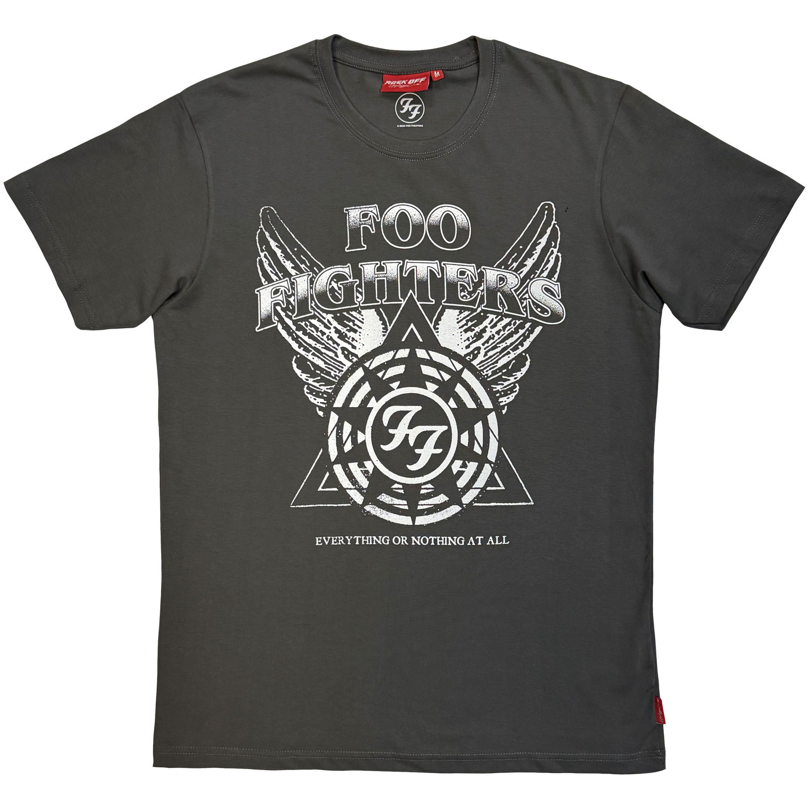 Foo Fighters Unisex Premium T-skjorte: EONAA Logo (Taupe) - 2