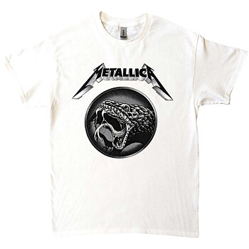 Metallica Unisex T-Shirt: Black Album Poster (Medium)