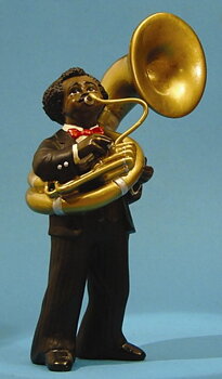 Jazzfigur: Tuba 17 cm