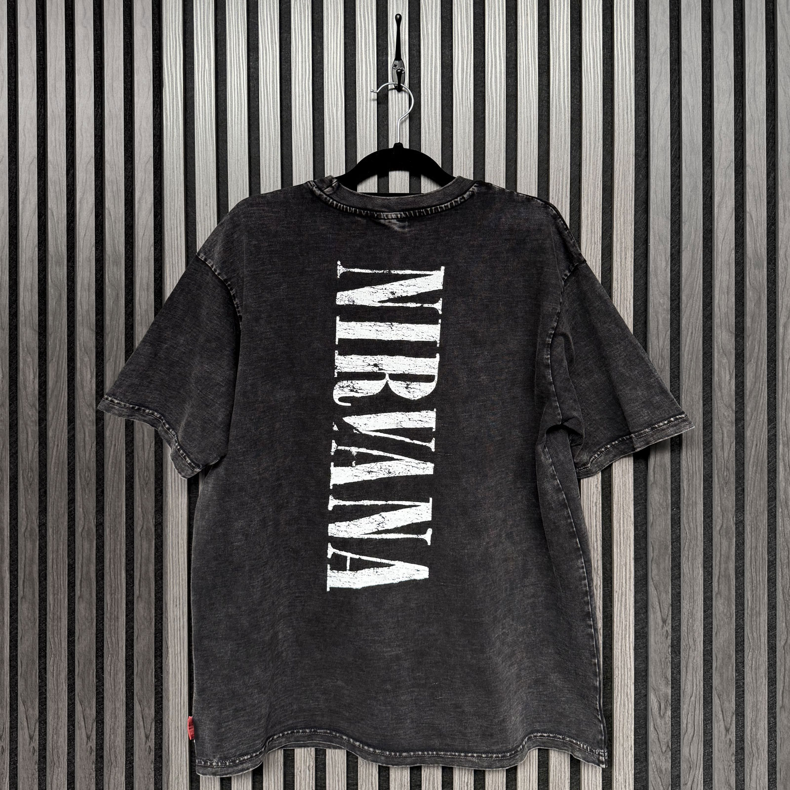Nirvana Unisex Premium T-shirt: In Utero Angel Wash (Svart) (Ryggtryck) - 4